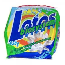 Порошок стиральный ЛОТОС Biosistem 450гр пакет
