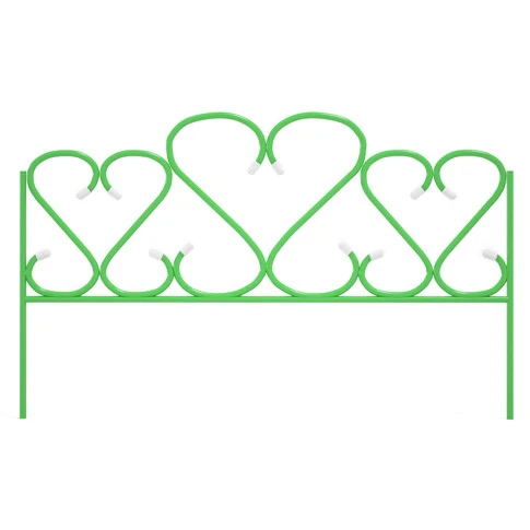 Заборчик садовый "Романтик" 45*73*365см (5дет)