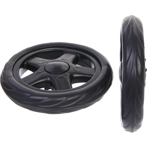 Колесо для тележки 2 шт 15,5х2,5см черное_4