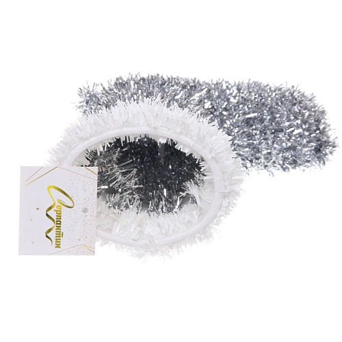 Украшение фольгированное Зимний ботиночек 22177 см, серебро_5