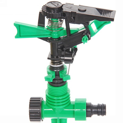 Разбрызгиватель импульсный на колышке, круговой,секторный, бс 30см_11