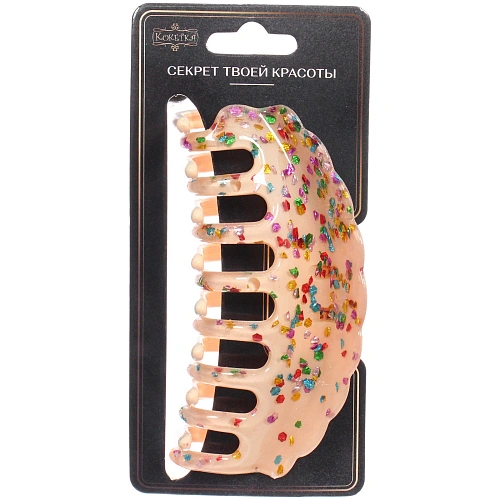 Заколка - краб для волос AKS - VIENTO, микс 6 цветов, волна, 104,5см _5