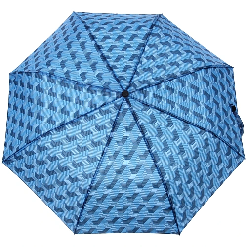 Зонт женский полуавтомат Витраж, микс 6 цветов, 8 спиц, d-100см, длина в слож виде 30см_5