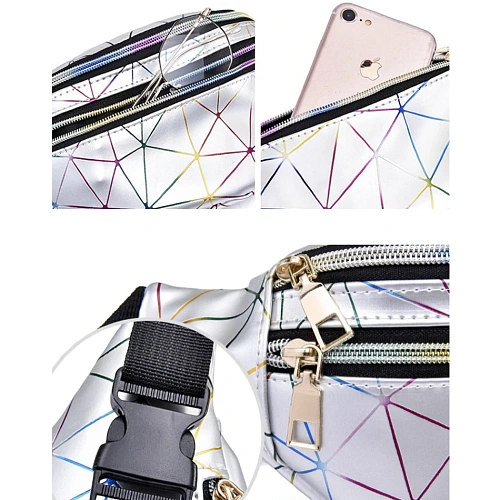 Сумка на пояс Harizma, цвет серебро, 3112 см_21