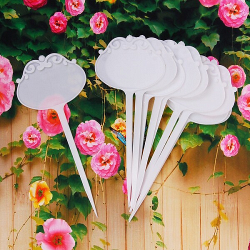 Указатели для растений 157см Облако из пластика 10шт ДоброСад_10