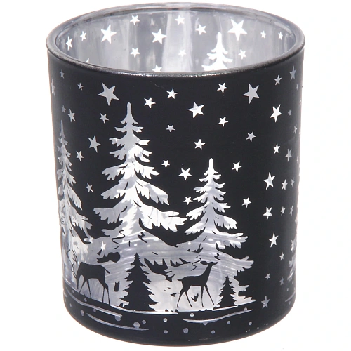 Подсвечник Снежный лес 77,8 см, Черный_3