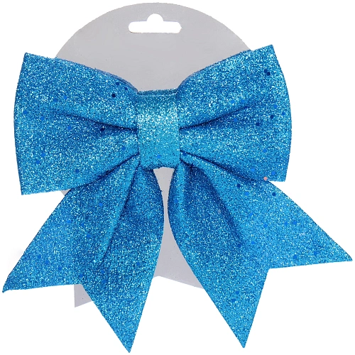 Бант на ёлку Волшебство 15208 см, Голубой_3