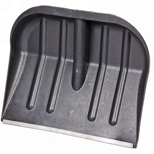 Лопата снеговая "Метель-2" 410*360 мм,пластик. с оцинк.планкой, d=32