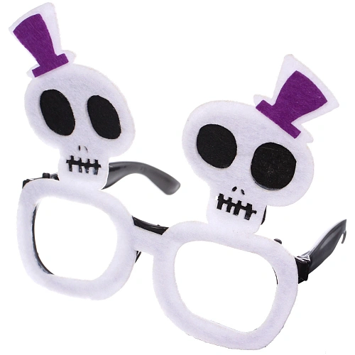 Очки карнавальные Helloween - Скелеты_3