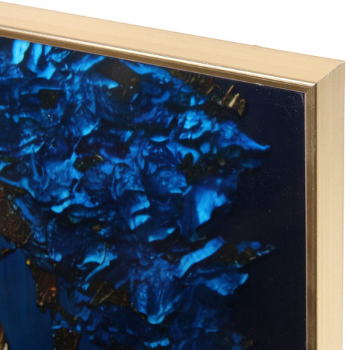 Картина интерьерная в раме САНТИМО, золотые листья, 4060см (термоусадочная пленка)_4