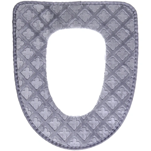 Чехол для сиденья унитаза "Soft"серый