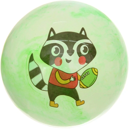 Мяч 22 см Зверята с мячиком, (50г)_6