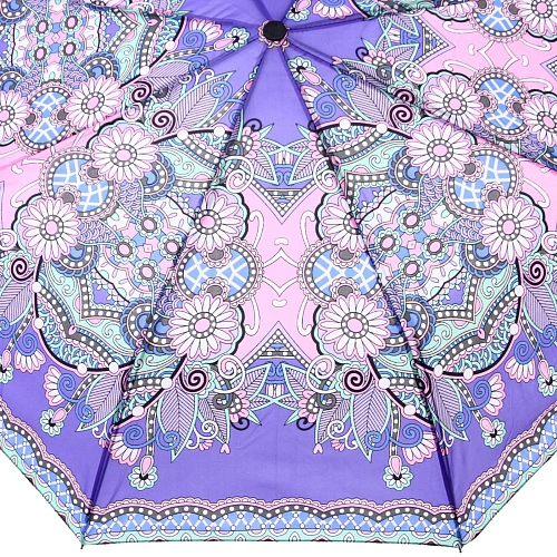 Зонт женский полуавтомат Фиора, микс 6 цветов, 8 спиц, d-100см, длина в слож виде 30см_26