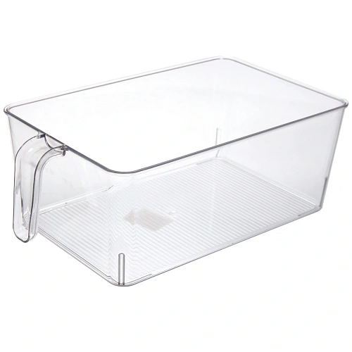 Органайзер для хранения с ручкой "ФЛАТТО", прозрачный, 30*17.5*11см