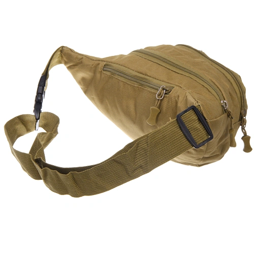 Сумка на пояс Sport leader - Viking,три кармана, цвет песочный, 32166см_7
