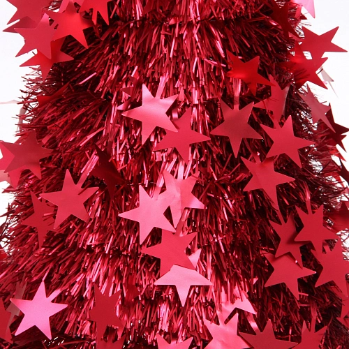 Елка декоративная TINSEL Звездный путь 50 см, Красный_3