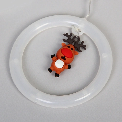 Гирлянда для дома БАХРОМА С Новым Годом ш2,5м в0,450,65м 110 ламп LED, прозрачнпров, 8 режимов, IP-20, Теплый белый (возможность соединения)_10