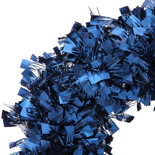 Венок декоративный TINSEL Изящное сияние 38 см, Сапфир_3