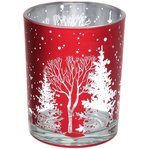 Подсвечник Зимнее сияние 1012,5 см, Красный_3