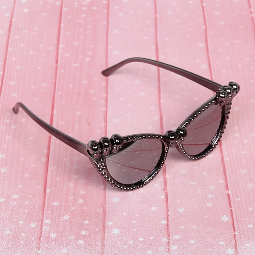 Очки карнавальные Страшное очарование (микс серебро и черный)_3