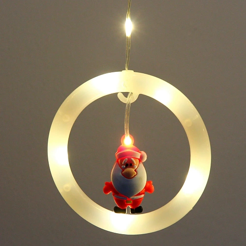 Гирлянда для дома БАХРОМА С Новым Годом ш2,5м в0,450,65м 110 ламп LED, прозрачнпров, 8 режимов, IP-20, Теплый белый (возможность соединения)_13