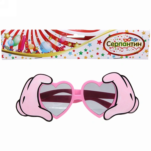 Очки карнавальные Влюбленность, в ассортименте_10