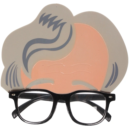 Очки карнавальные "Седой дедушка" 17*16 см