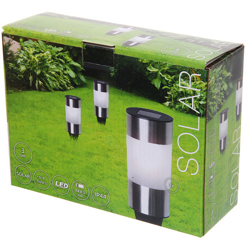 Фонарь садовый Lightning 6,36,323,5 см, на солнечной батарее, Белый_5