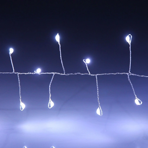 Гирлянда для дома 2,0 м 150 ламп LED  Мишура, Белый_6