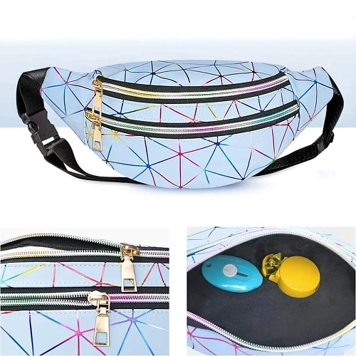 Сумка на пояс Harizma, цвет голубой, 3112 см_6