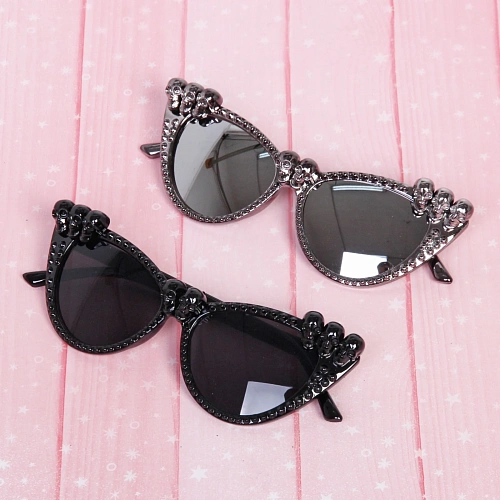 Очки карнавальные Страшное очарование (микс серебро и черный)_5