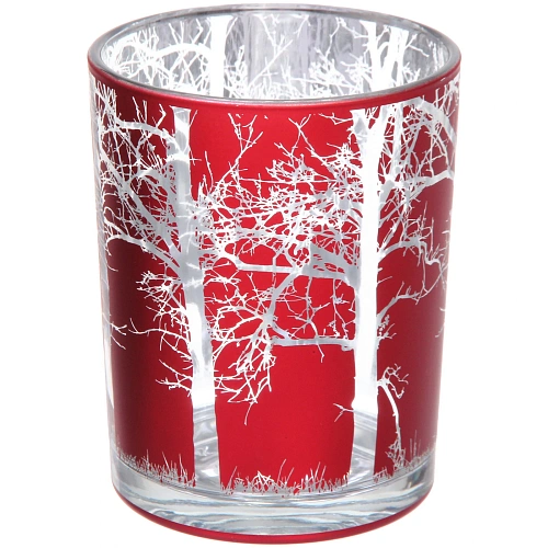 Подсвечник Зимний лес 1012,5 см, Красный_3