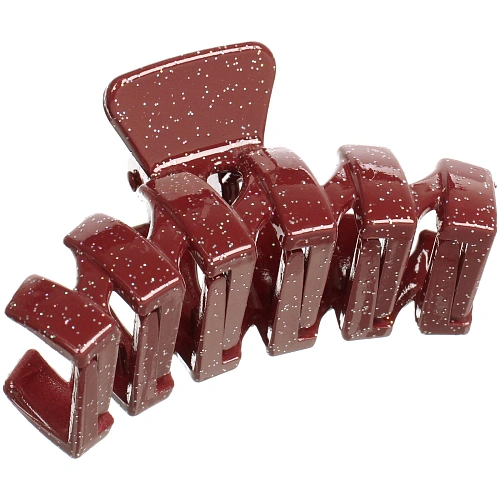 Заколка - краб для волос AKS - MANTANA, микс 6 цветов, зиг - заг, 72,3см _7