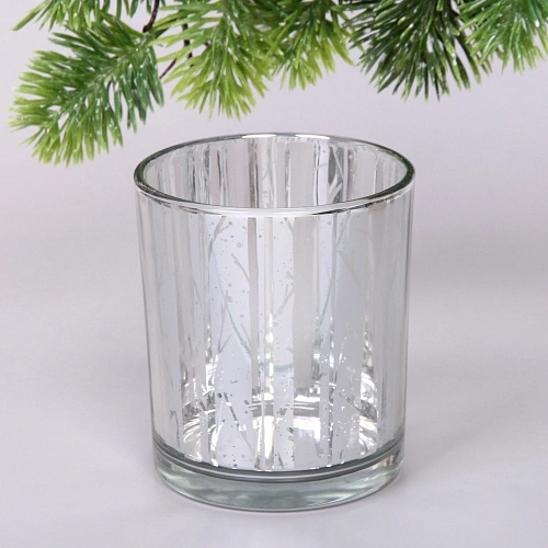 Подсвечник Сияние 8,510 см, Серебро_4