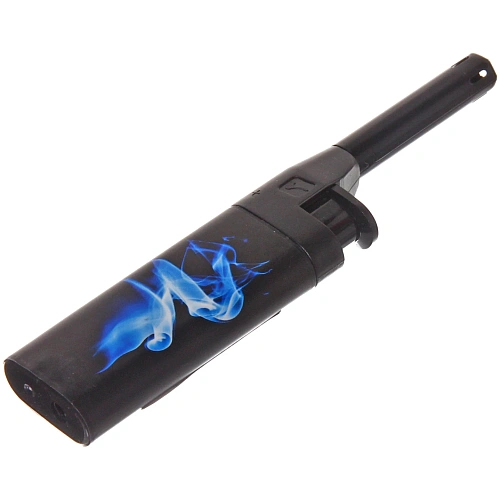 Зажигалка газовая для газовой плиты 14см черная трубка 