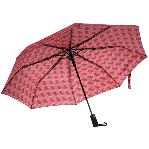 Зонт женский полуавтомат Витраж, микс 6 цветов, 8 спиц, d-100см, длина в слож виде 30см_36