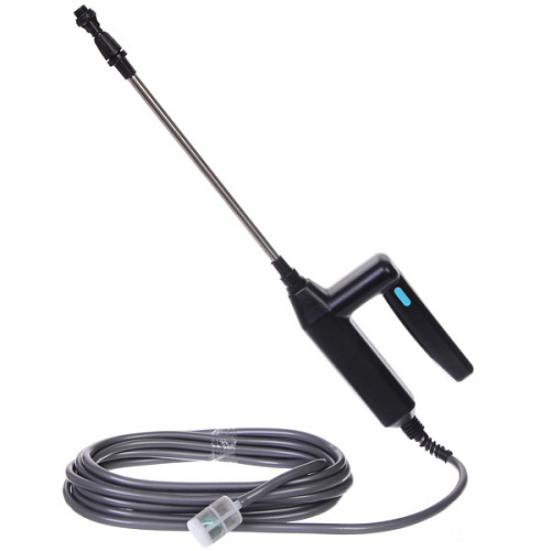 Опрыскиватель садовый Профи аккумуляторный с зарядкой от USB три насадки, шланг 5м_4