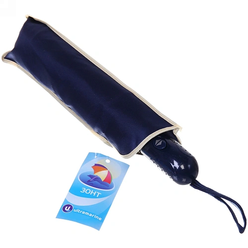 Зонт мужской автомат Эстет, цвет синий, d98, длина в слож виде 28_4