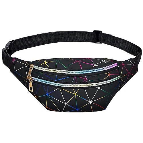 Сумка на пояс "Harizma", цвет черный, 31*12 см