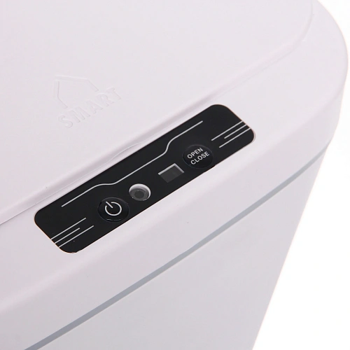 Контейнер для мусораSmart16л белый  сенсорная крышка работает от батареек LR6 W8622B_8