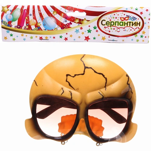 Очки карнавальные Зловещий череп, в ассортименте_8