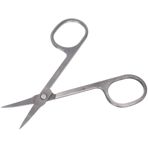 Ножницы маникюрные на блистере Ultramarine, овальные кольца, широкие, цвет металл 9см_13