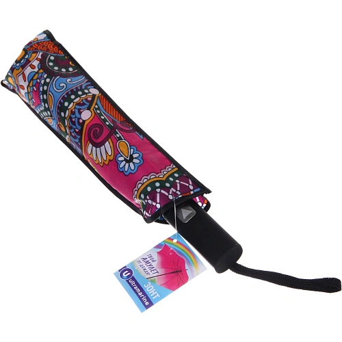 Зонт женский полуавтомат Фиора, микс 6 цветов, 8 спиц, d-100см, длина в слож виде 30см_23