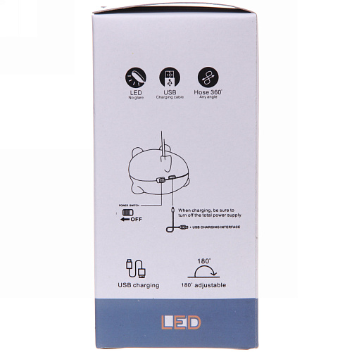 Светильник настольный Marmalade-Олененок LED 28,59,26,8см цвет розовый USB_10