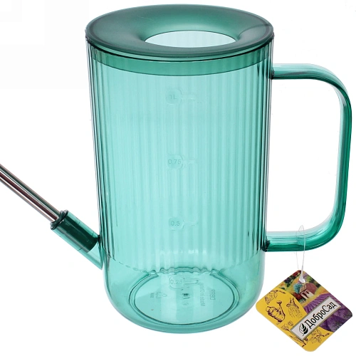 Лейка для растений 1л Niagara Falls с прикорневым поливом, нефрит ДоброСад_8