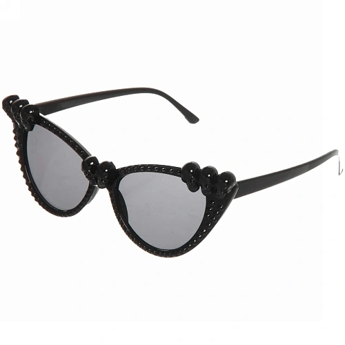 Очки карнавальные Страшное очарование (микс серебро и черный)_8