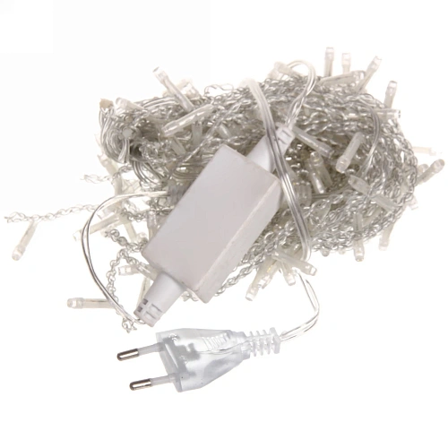 Гирлянда для дома БАХРОМА Мерцание ш3мв3050см 120 ламп LED, прозрачнпровод, авторежим, IP-20, Теплый белый (возможность соединения)_6