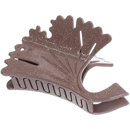 Заколка - краб для волос AKS - VIENTO, микс 6 цветов, цветок, 9,55,5см _10