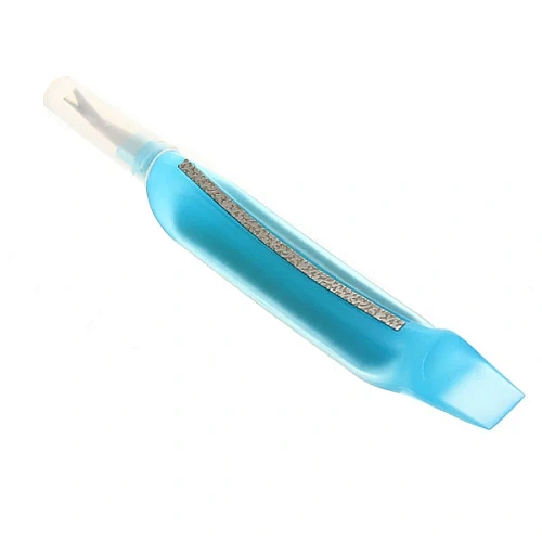 Ультрамарин Пилка для ногтей сапфировая с триммером Классика 234-1_4