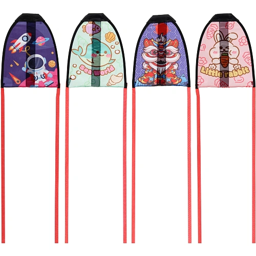 Воздушный змей Забавные зверята 24,520 см, запуск с пистолета, микс_5